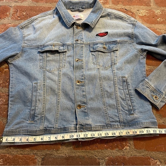 Target Pride New York 1969 Stonewall Riots Denim Jacket Womens XL Blue Button - Picture 15 of 16